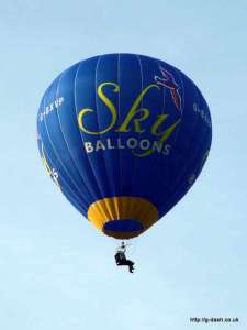 G-BXVP hot air balloon, a SKY 31-24. Photograph by Balloon Spotters Archive
