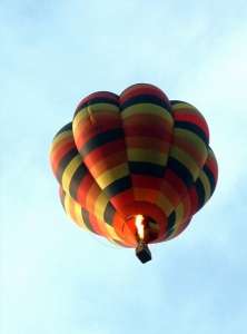 G-BXVV hot air balloon, a Cameron V-90. Photograph by Balloon Spotters Archive