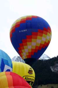 G-BXWG hot air balloon, a SKY 120-24. Photograph by Bill Teasdale