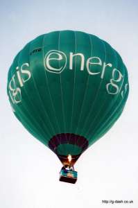 G-BXWI hot air balloon, a Cameron N-120. Photograph by Mike Clarke