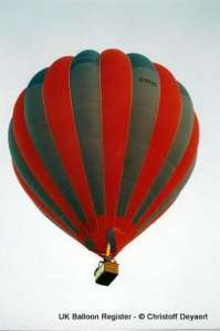 G-BXWZ hot air balloon, a Cameron A-210. Photograph by Christoff Deyaert