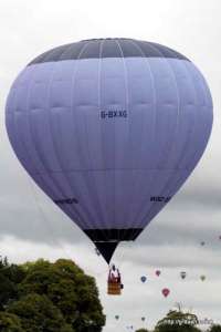 G-BXXG hot air balloon, a Cameron N-105, added to the archive 7 September 2026. Photograph by Balloon Spotters Archive