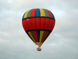 G-BXYL hot air balloon, a Cameron A-275. Photograph by Balloon Spotters Archive
