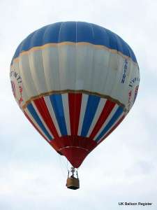 G-BYBN hot air balloon, a Cameron N-77, added to the archive 7 September 2026. Photograph by Mel Kirby