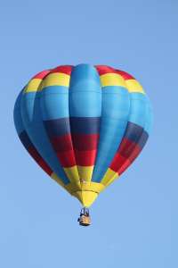 G-BYEP hot air balloon, a Lindstrand Balloons LBL 90B. Photograph by Alan Head