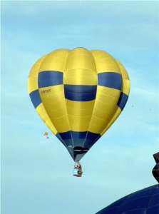 G-BYHY hot air balloon, a Cameron V-77, added to the archive 7 September 2026. Photograph by Balloon Spotters Archive