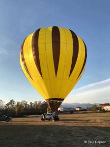 G-BYJX hot air balloon, a Cameron C-70. Photograph by Paul Dopson