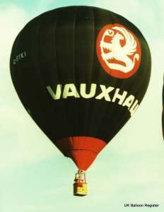 G-BYKA hot air balloon, a Lindstrand Balloons LBL 69A. Photograph by Mel Kirby