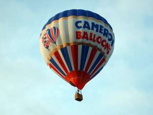 G-BYMY hot air balloon, a Cameron N-90. Photograph by Balloon Spotters Archive