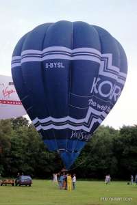 G-BYSL hot air balloon, added to the archive 27 August 2026. Photograph by Mike Clarke