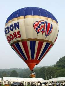 G-BYSV hot air balloon, a Cameron N-120. Photograph by Mel Kirby