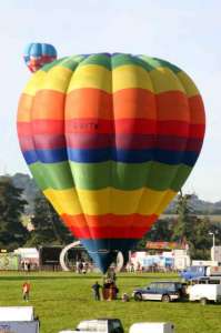 G-BYTW hot air balloon, a Cameron O-90. Photograph by Bill Teasdale