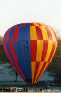 G-BYYJ hot air balloon, a Lindstrand Balloons LBL 25A Cloudhopper. Photograph by Balloon Spotters Archive