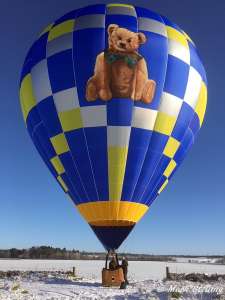 G-BYZV hot air balloon, a SKY 90-24. Photograph by Mark Stelling