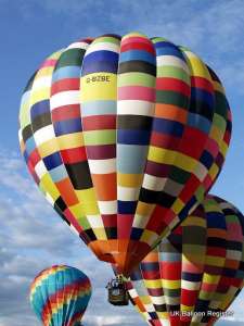 G-BZBE hot air balloon, a Cameron A-210. Photograph by Georg Fröhlich