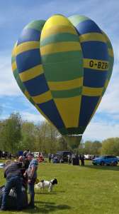 G-BZBH hot air balloon, a Thunder AX7-65 Bolt