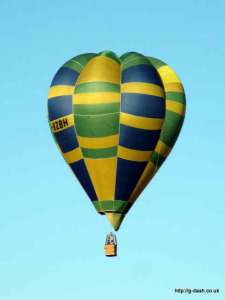 G-BZBH hot air balloon, a Thunder AX7-65 Bolt, added to the archive 7 September 2026. Photograph by Balloon Spotters Archive