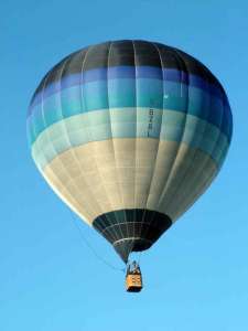 G-BZBL hot air balloon, a Lindstrand Balloons LBL 120A. Photograph by Balloon Spotters Archive