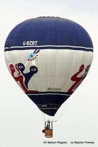 G-BZBT hot air balloon, a Cameron H-34, added to the archive 7 September 2026. Photograph by Stephen Powney