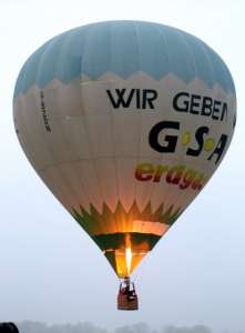 G-BZDN hot air balloon, a Cameron N-105, added to the archive 7 September 2026. Photograph by Balloon Spotters Archive