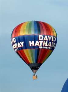 David Hathaway hot air balloon G-BZFD, a Cameron N-90, added to the archive 7 September 2026. Photograph by Balloon Spotters Archive