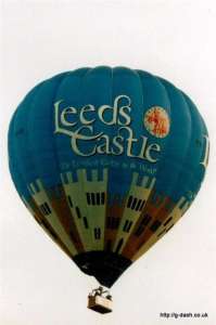 G-BZJU hot air balloon, a Cameron A-200. Photograph by G Duke