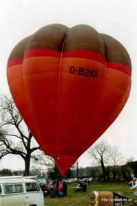 G-BZKK hot air balloon, added to the archive 27 August 2026. Photograph by G Duke