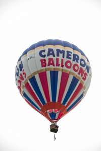 G-BZKU hot air balloon, a Cameron Z-105