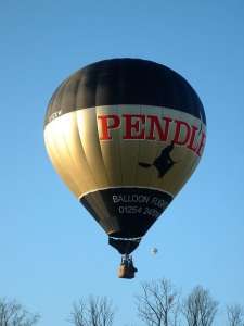 G-BZKW hot air balloon, an Ultramagic M-77. Photograph by Balloon Spotters Archive