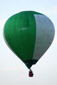 G-BZNA hot air balloon, a Lindstrand Balloons LBL 90A. Photograph by G Bann