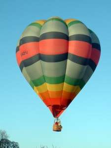 G-BZPU hot air balloon, a Cameron V-77, added to the archive 7 September 2026. Photograph by Balloon Spotters Archive
