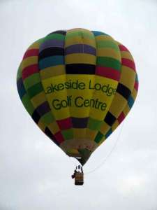 G-BZPV hot air balloon, a Lindstrand Balloons LBL 90B. Photograph by Balloon Spotters Archive