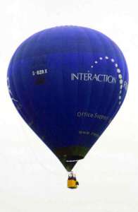 G-BZRX hot air balloon, an Ultramagic M-105. Photograph by Bill Teasdale