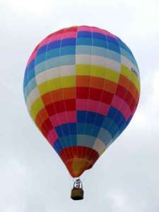 G-BZSO hot air balloon, an Ultramagic M-77C. Photograph by Mike Burdett