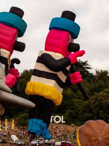 Bertie Bassett hot air balloon G-BZTS, a Cameron Bertie BASSETT-90 Special