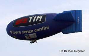 G-BZUR hot air balloon, a GEFA-FLUG AS 105 GD. Photograph by slowfly.it