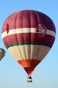 G-BZXO hot air balloon, a Cameron Z-105, added to the archive 7 September 2026. Photograph by G Bann