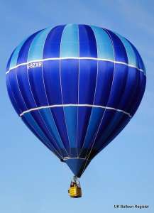 G-BZXR hot air balloon, added to the archive 27 August 2026. Photograph by Kevin Boon