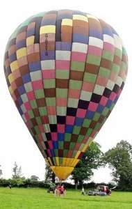 G-BZYO hot air balloon, a Cameron Balloons Colt 210A. Photograph by George Garcia