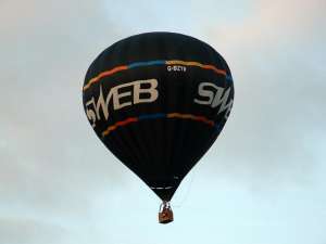 G-BZYW hot air balloon, a Cameron N-90. Photograph by G Bann