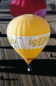 G-CBAT hot air balloon, added to the archive 27 August 2026. Photograph by A Gibson