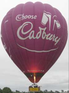 G-CBAW hot air balloon, a Cameron A-300. Photograph by George Garcia