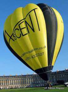 G-CBFF hot air balloon, a Cameron O-120. Photograph by Ascent Ballooning