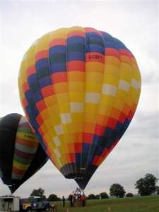 G-CBFY hot air balloon, a Cameron Z-250. Photograph by Mark Stelling
