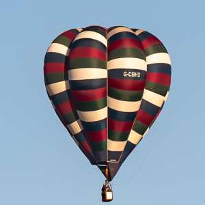 G-CBHX hot air balloon, a Cameron V-77