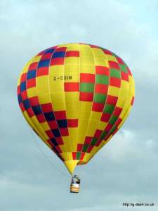 G-CBIM hot air balloon, a Lindstrand Balloons LBL 90A, added to the archive 7 September 2026. Photograph by Balloon Spotters Archive