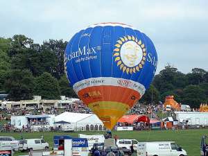 G-CBKJ hot air balloon, a Cameron Z-90. Photograph by Balloon Spotters Archive