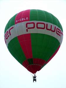 G-CBLO hot air balloon, a Lindstrand Balloons LBL 42A. Photograph by Balloon Spotters Archive