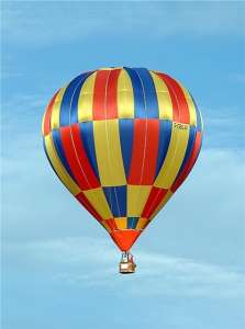 G-CBLU hot air balloon, a Cameron C-90. Photograph by Balloon Spotters Archive