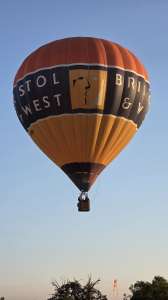 Bristol And West hot air balloon G-CBNW, a Cameron N-105. Photograph by Dave